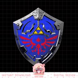 nintendo zelda hylian shield color vintage graphic png, digital download, instant png, digital download, instant