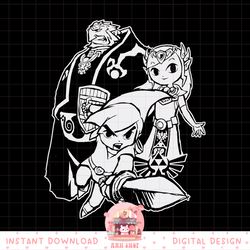 nintendo zelda link cute tonal trio graphic png, digital download, instant png, digital download, instant