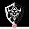 Nintendo Zelda Link_s Hylian Shield Line Art Graphic png, digital download, instant png, digital download, instant .jpg