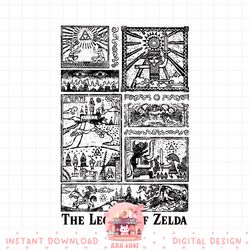 nintendo zelda the legend lives in tonal glyphs png, digital download, instant
