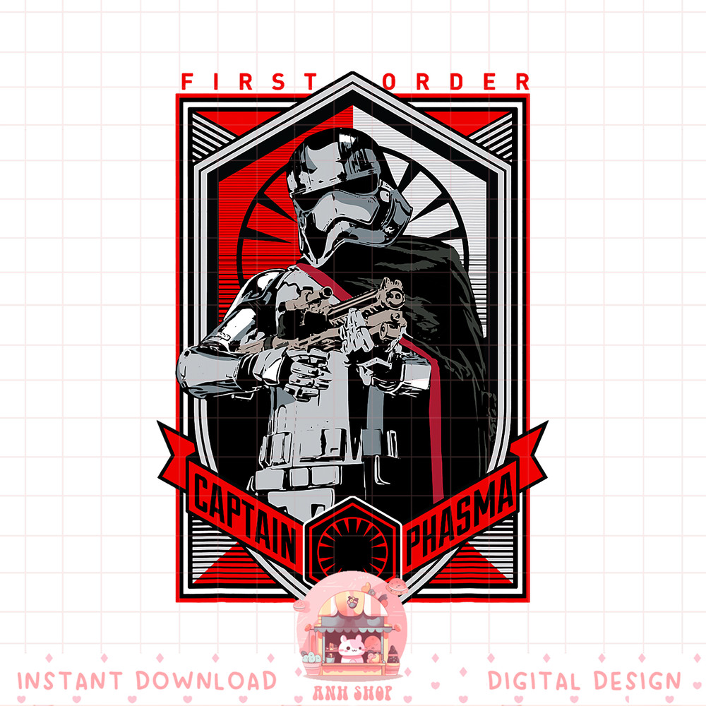 Star Wars The Force Awakens Captain Phasma First Order png, digital download, instant .jpg