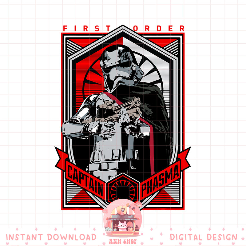 Star Wars The Force Awakens Captain Phasma First Order png, digital download, instant .jpg