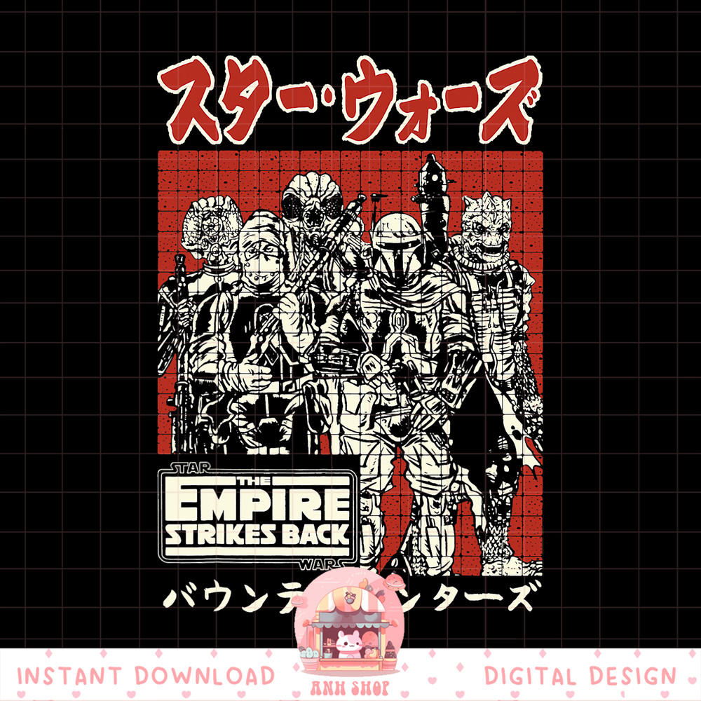Star Wars The Empire Strikes Back Kanji Grid png, digital download, instant .jpg