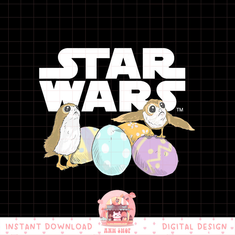 Star Wars The Last Jedi Easter Egg Porgs png, digital download, instant .jpg