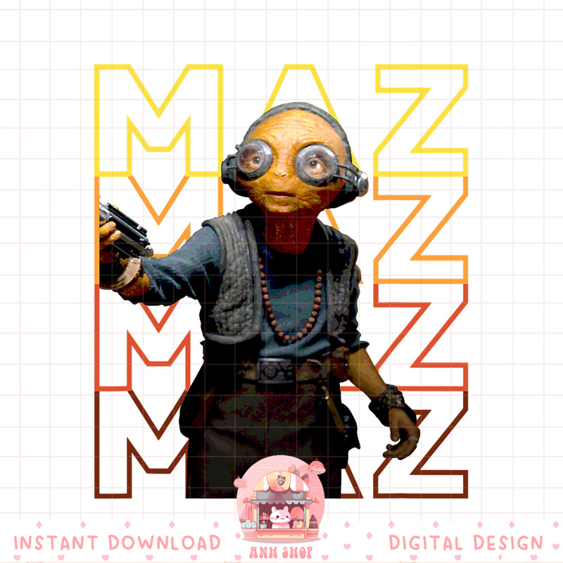 Star Wars The Last Jedi Maz Kanata png, digital download, instant .jpg