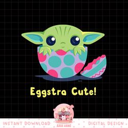 star wars the mandalorian grogu easter eggstra cute! png, digital download, instant