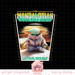star wars the mandalorian grogu meditating poster png, digital download, instant