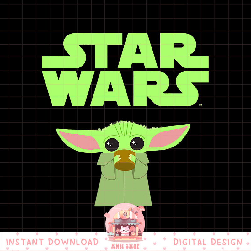 Star Wars The Mandalorian Grogu Simple Mug png, digital download, instant .jpg