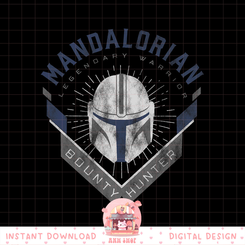 Star Wars The Mandalorian Legendary Warrior Bounty Hunter png, digital download, instant .jpg