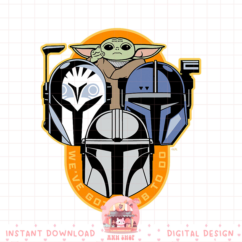 Star Wars The Mandalorian Season 3 Grogu Bo-Katan Job to Do png, digital download, instant .jpg