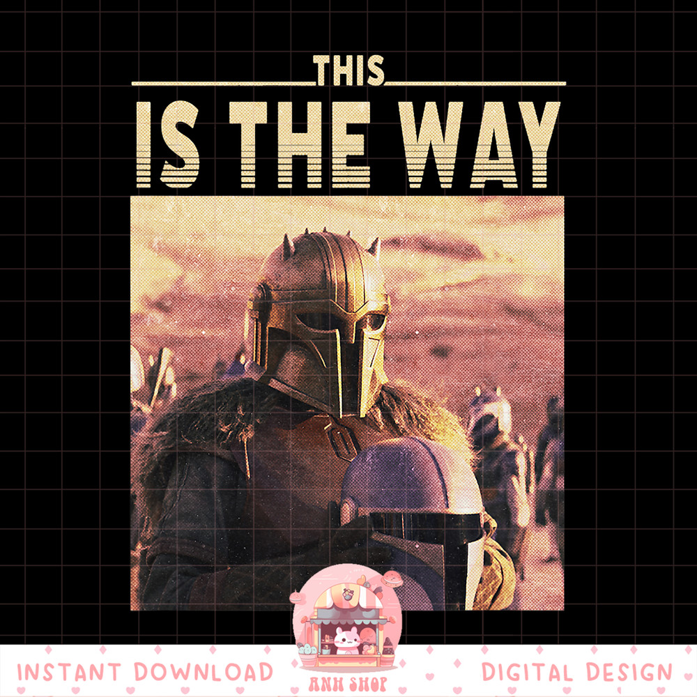 Star Wars The Mandalorian The Armorer This Is The Way Logo png, digital download, instant .jpg