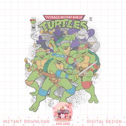 t.m.n.t. comic book cover group shot png, digital download, instant.pngt.m.n.t. comic book cover group shot png, digital