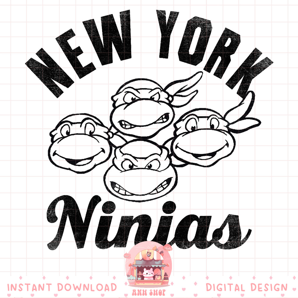Teenage Mutant Ninja NY Ninjas Hollow Group Tee-Shirt .jpg