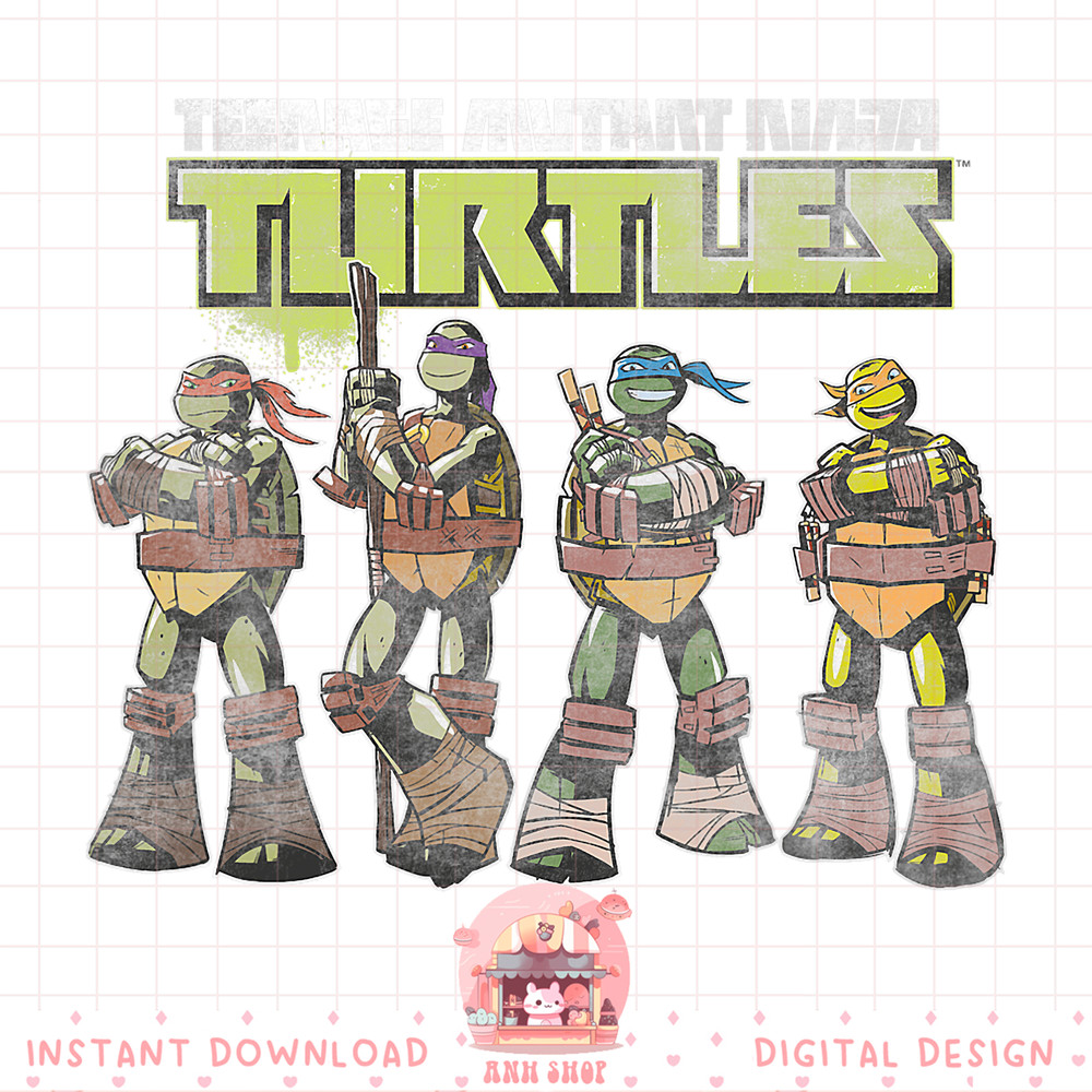 Teenage Mutant Ninja Turtles Arms Folded png, digital download, instant .jpg