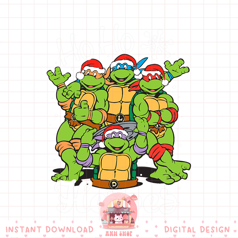 Teenage Mutant Ninja Turtles Christmas Ho Ho Heroes png, digital download, instant.pngTeenage Mutant Ninja Turtles Christmas Ho Ho Heroes png, digital download,