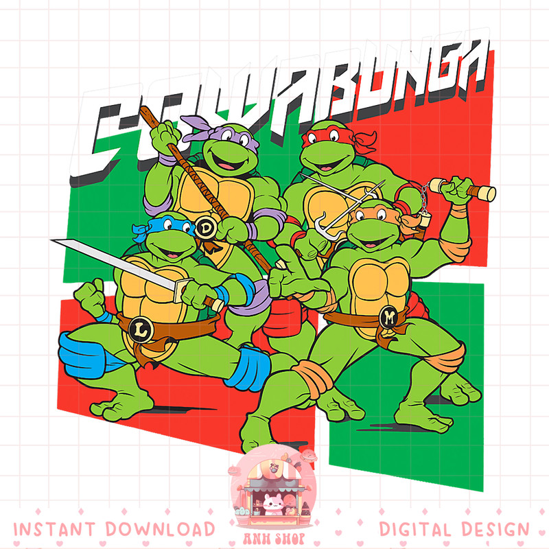 Teenage Mutant Ninja Turtles Cowabunga Squares Tee-Shirt.pngTeenage Mutant Ninja Turtles Cowabunga Squares Tee-Shirt .jpg