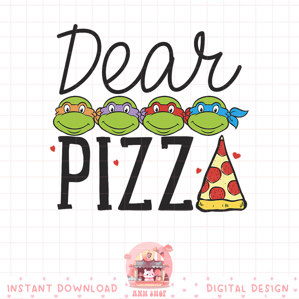 Teenage Mutant Ninja Turtles Dear Pizza Tee-Shirt .jpg