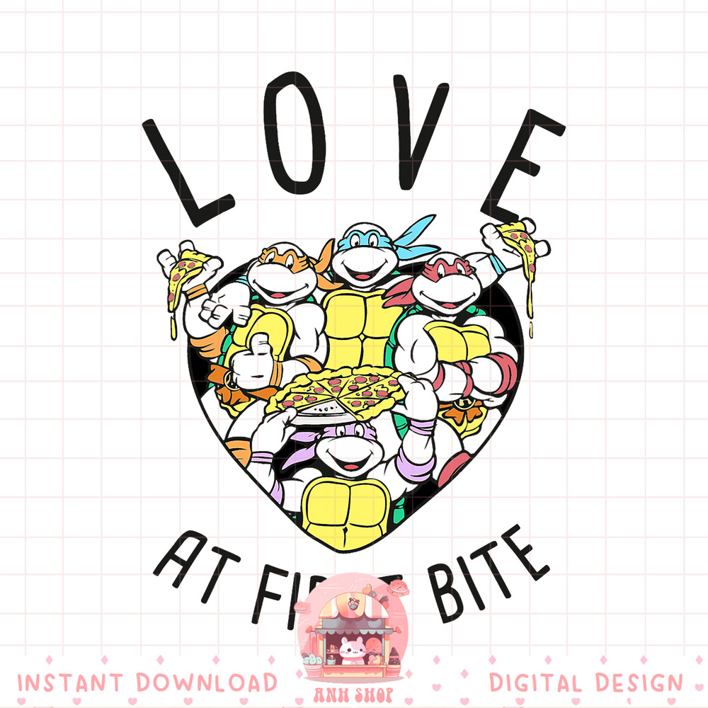 Teenage Mutant Ninja Turtles Love At First Bite png, digital download, instant .jpg