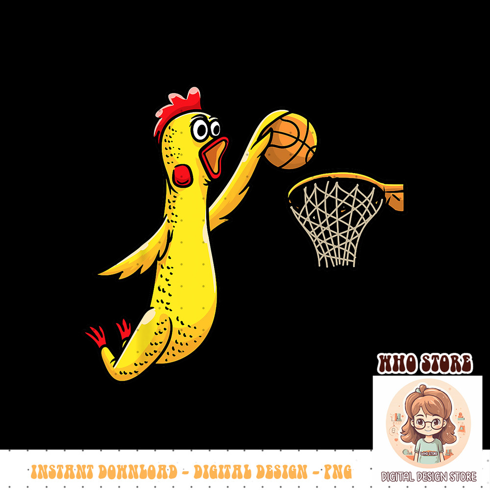 Funny Rubber Chicken Playing Basketball Player Sports PNG sublimation copy.jpg