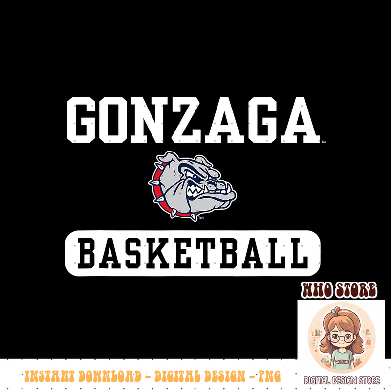 Gonzaga Bulldogs Basketball Navy Officially Licensed, PNG sublimation copy.jpg