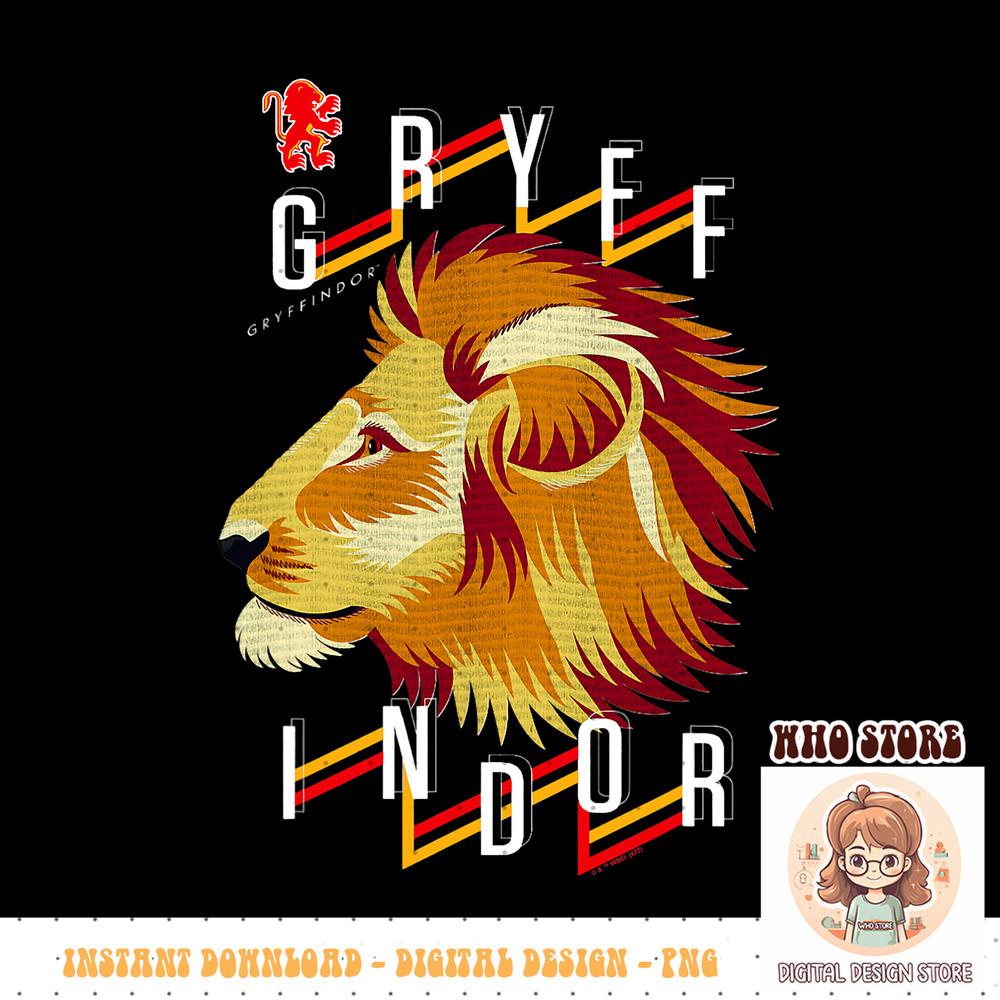 Harry Potter Gryffindor Lion Head Logo PNG Download.jpg