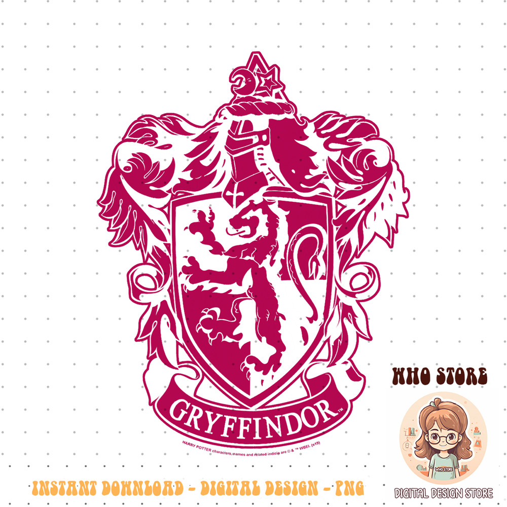 Harry Potter Gryffindor Simple House Crest PNG Download.jpg