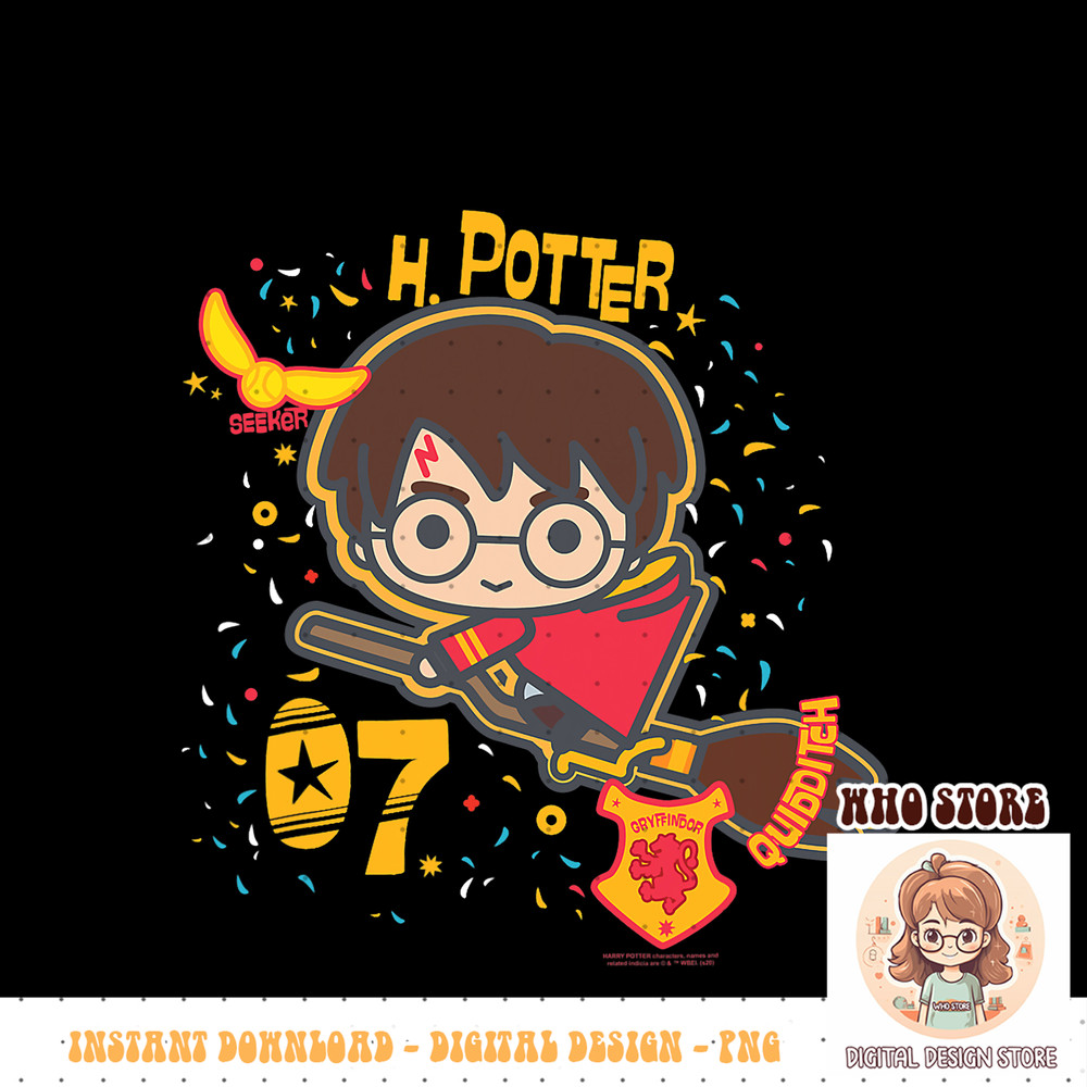Harry Potter H. Potter 07 Quidditch Chibi PNG Download.jpg