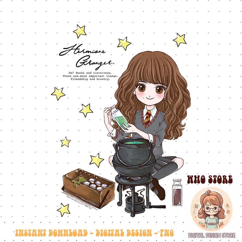 Harry Potter Hermione Granger Quote and Stars PNG Download.jpg