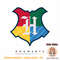 Harry Potter Hogwarts Multi Colored Shield Crest PNG Download.jpg