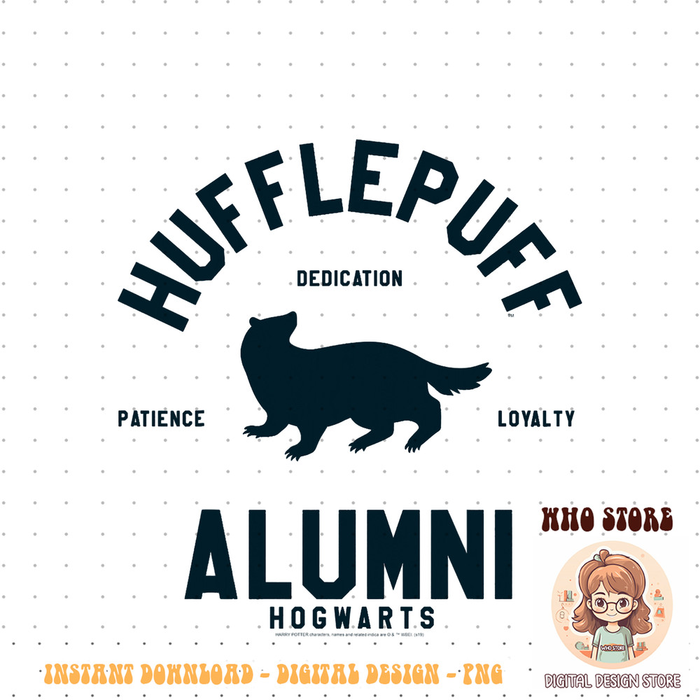 Harry Potter Hufflepuff Alumni Logo PNG Download.jpg