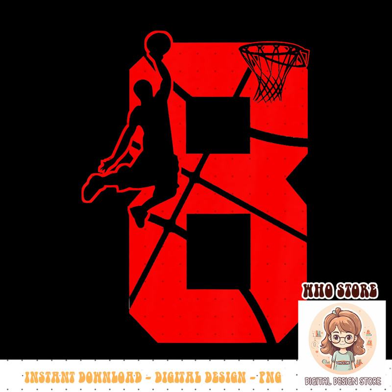 Kids 8 Year Old 8th Basketball Birthday PartyTheme For Boys Girls PNG sublimation copy.jpg