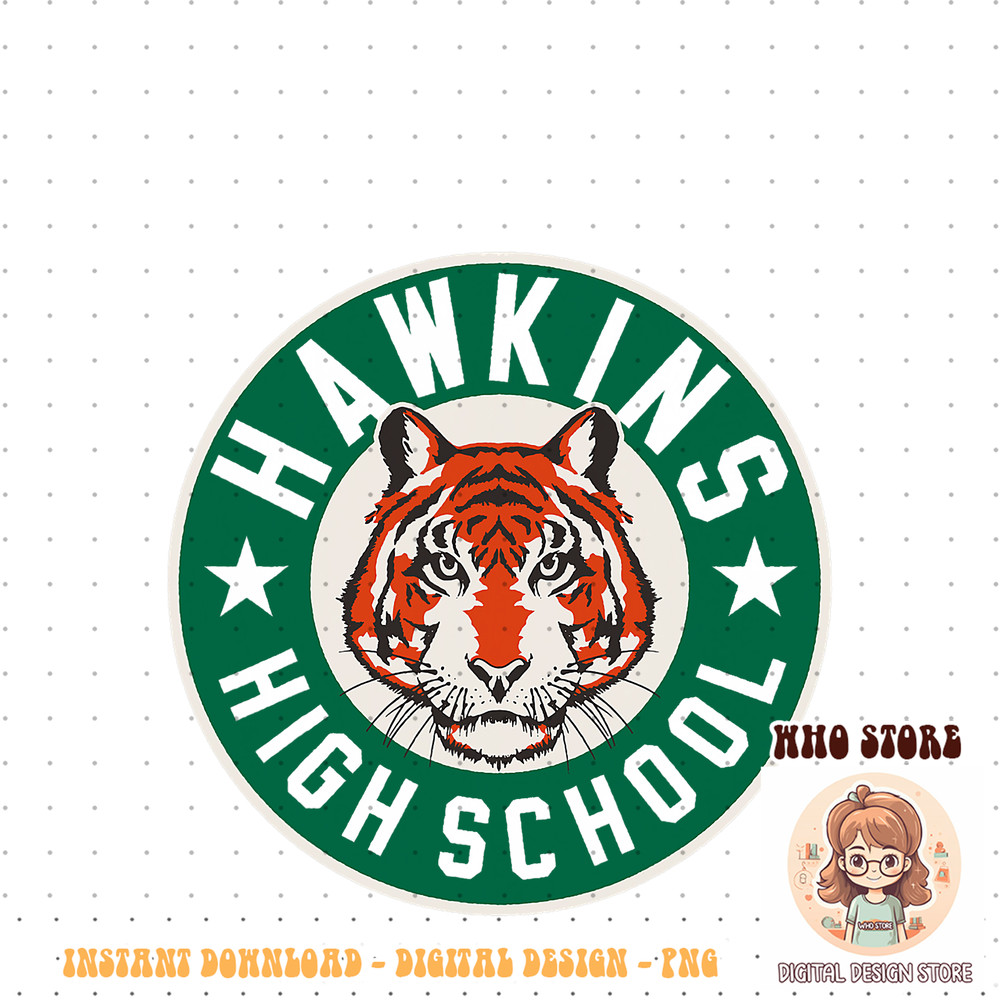 Netflix Stranger Things Hawkins High School Logo PNG Download.jpg