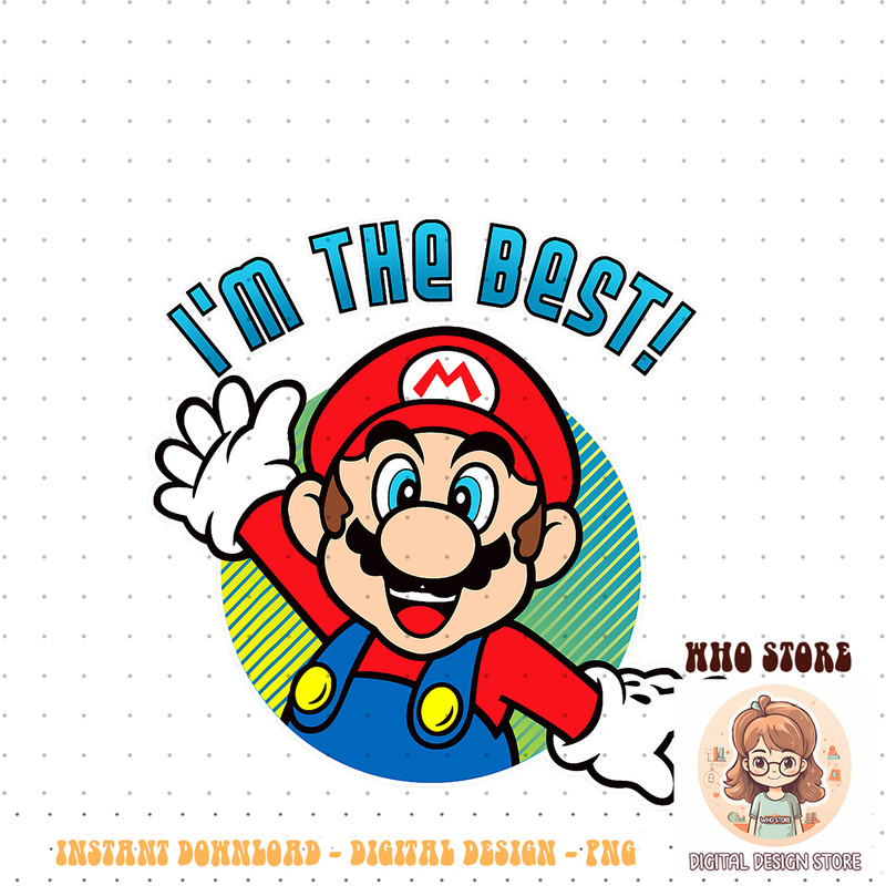 Nintendo Super Mario The Best Gradient Wave Graphic png download png download copy.jpg