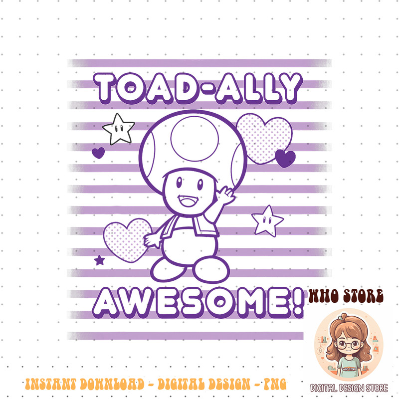 Nintendo Super Mario Toad Ally Awesome Cute Graphic png download png download copy.jpg