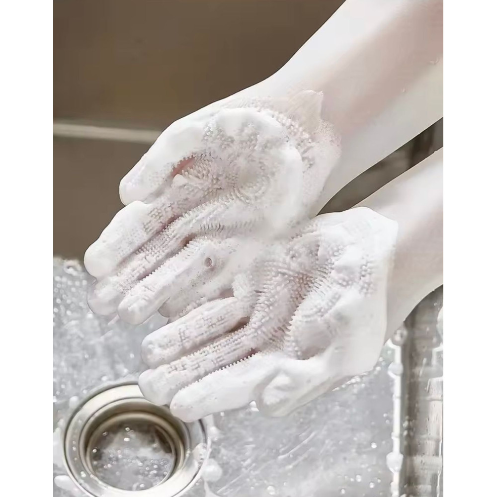 Magic Silicone Dishwashing Gloves 5
