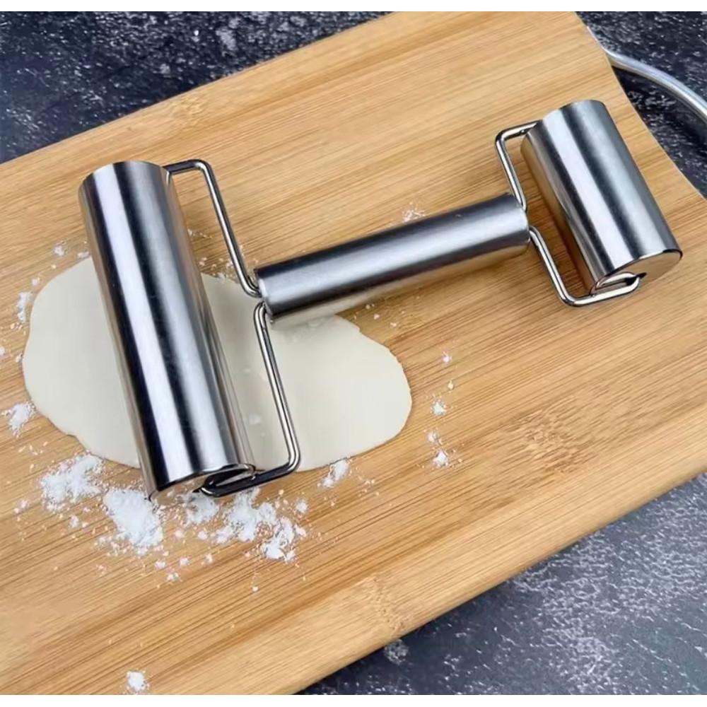 Stainless Steel Double Head NonStick Rolling Pin 5