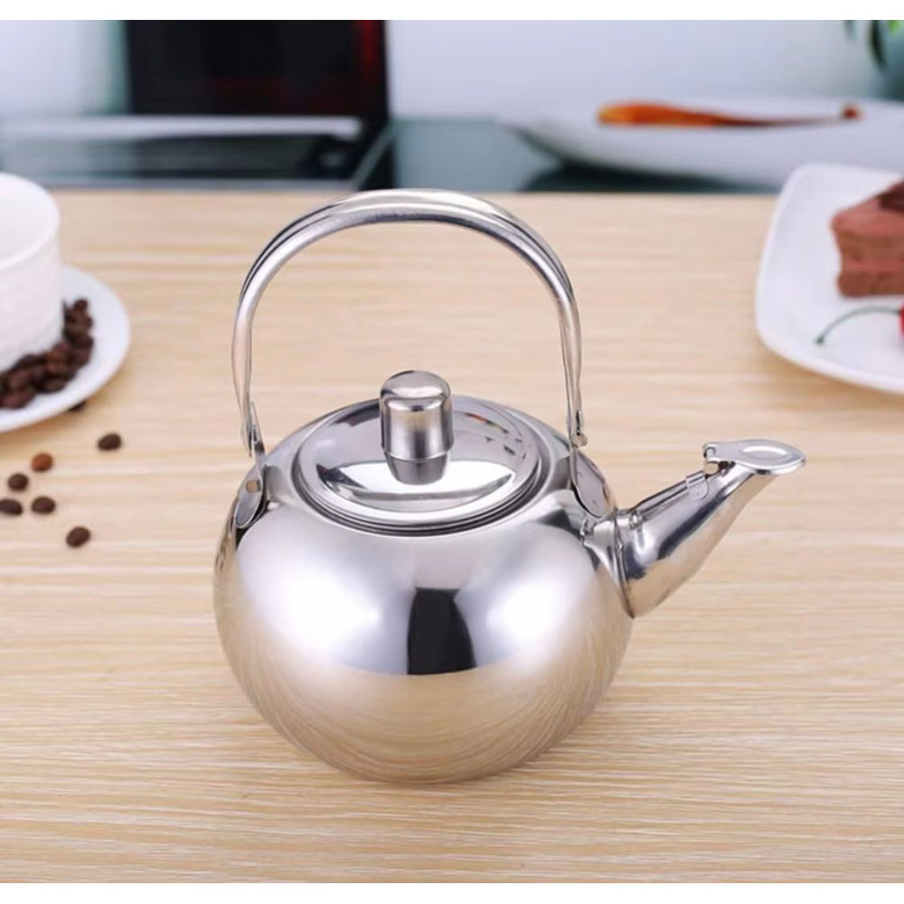 Stainless Steel Water Kettle Teapot With Infuser Filter 1