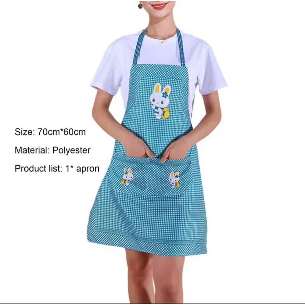 Women Apron Practical One Size Kitchen Apron 3