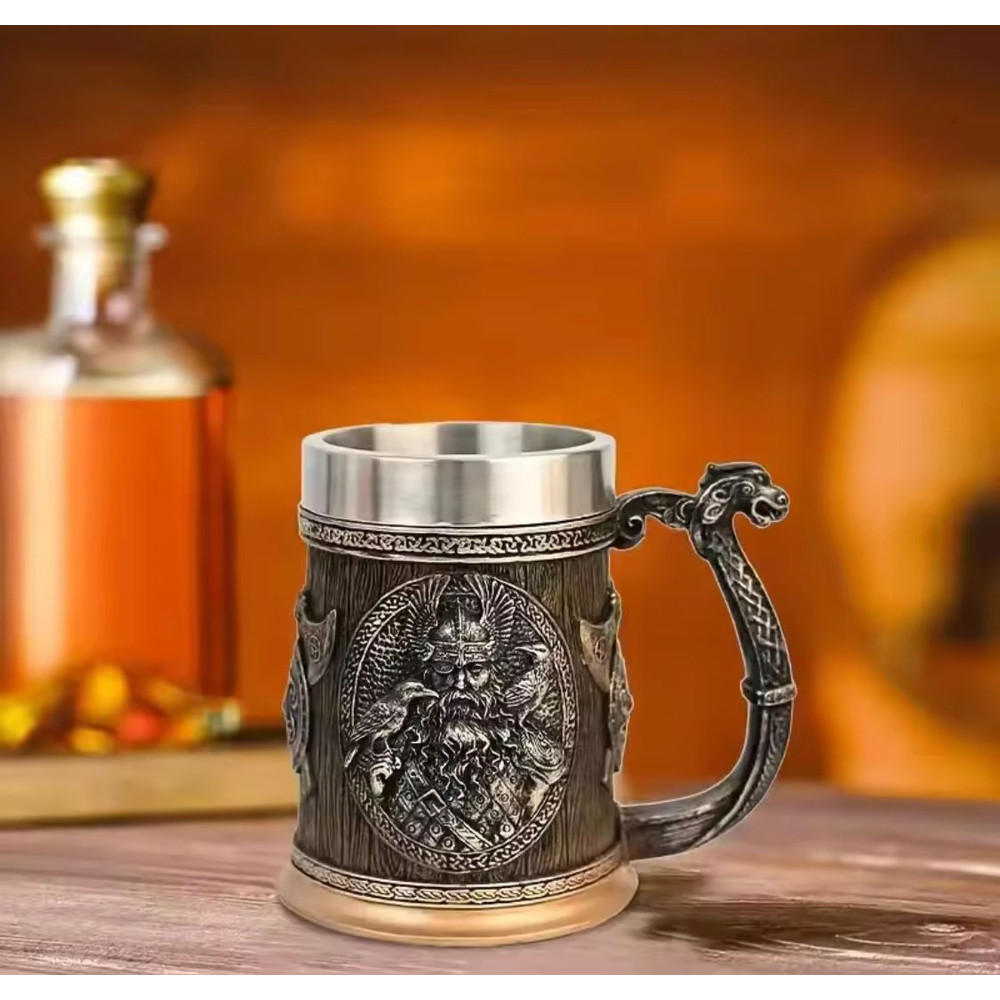 3D Viking Coffee Beer Mug 1