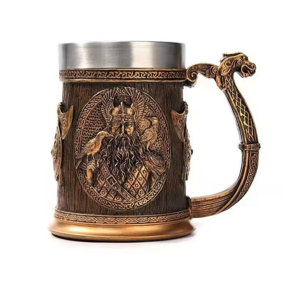 3D Viking Coffee Beer Mug 2