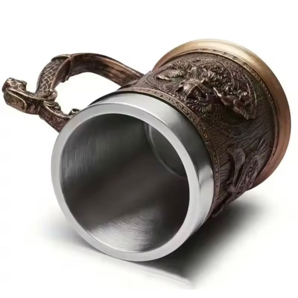 3D Viking Coffee Beer Mug 3