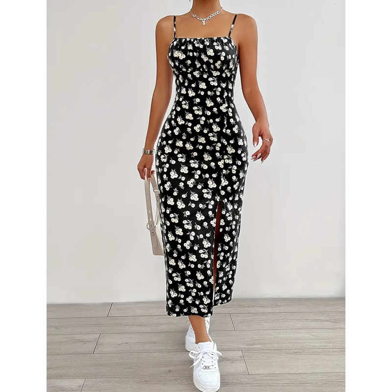 Flora Print SplitThing Cami Dress 1