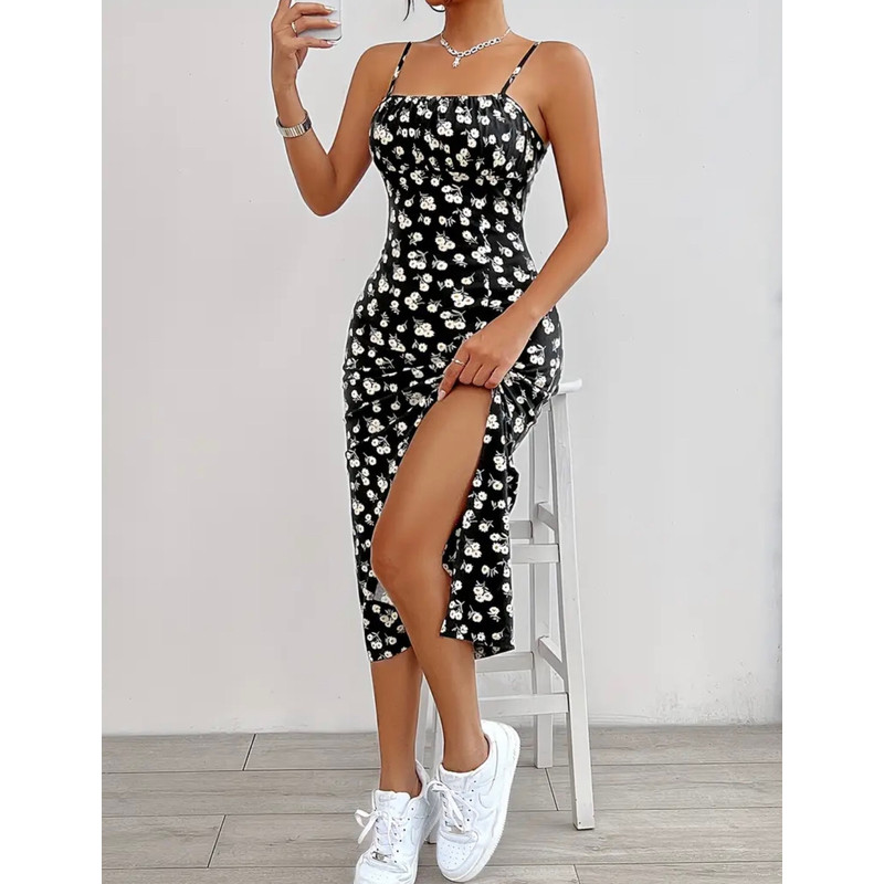 Flora Print SplitThing Cami Dress 3