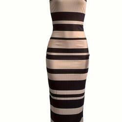sexy sleeveless bodycon maxi dress
