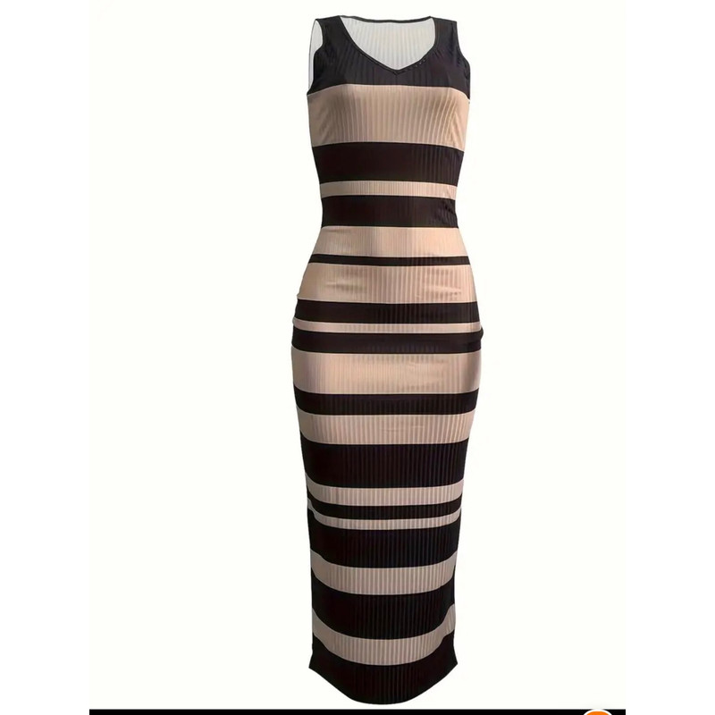Sexy Sleeveless Bodycon Maxi Dress 0