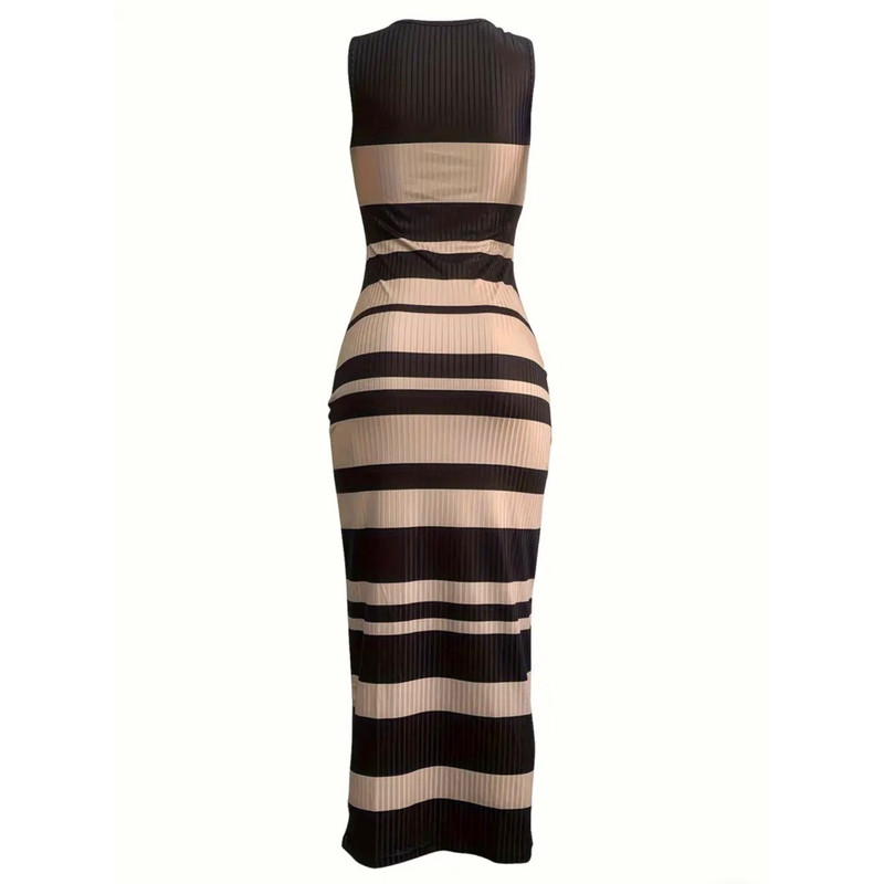 Sexy Sleeveless Bodycon Maxi Dress 1