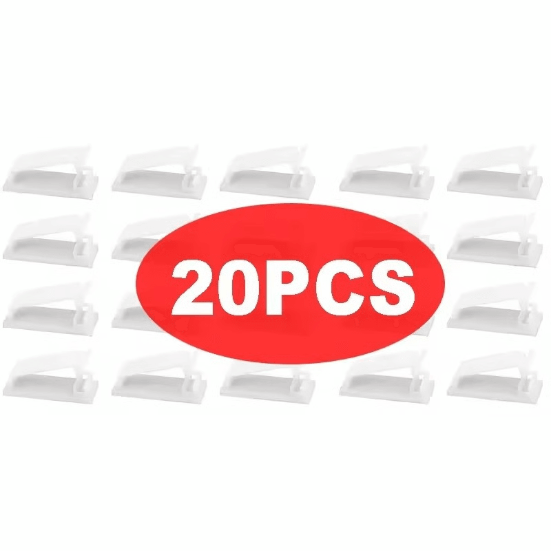 Selfadhesive Cable Organizer Cable Clamp Clips Holder Clamp For Management Car USB Data Cable Cord