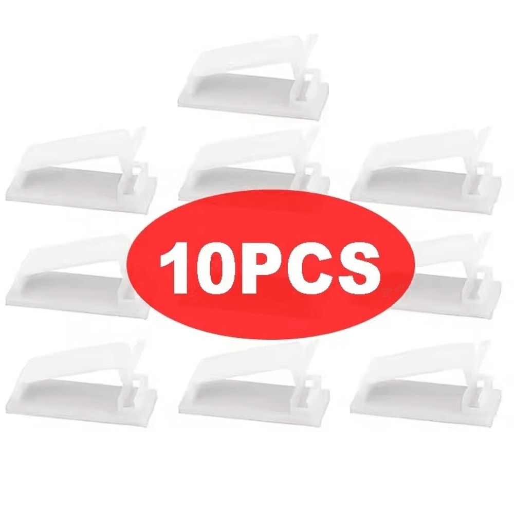 Selfadhesive Cable Organizer Cable Clamp Clips Holder Clamp For Management Car USB Data Cable Cord