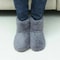 USB Heater Shoes Winter Warm Plush Heating Rechargeable Slippers Electric Snow Boots Foot Warmer 0