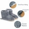 USB Heater Shoes Winter Warm Plush Heating Rechargeable Slippers Electric Snow Boots Foot Warmer 2